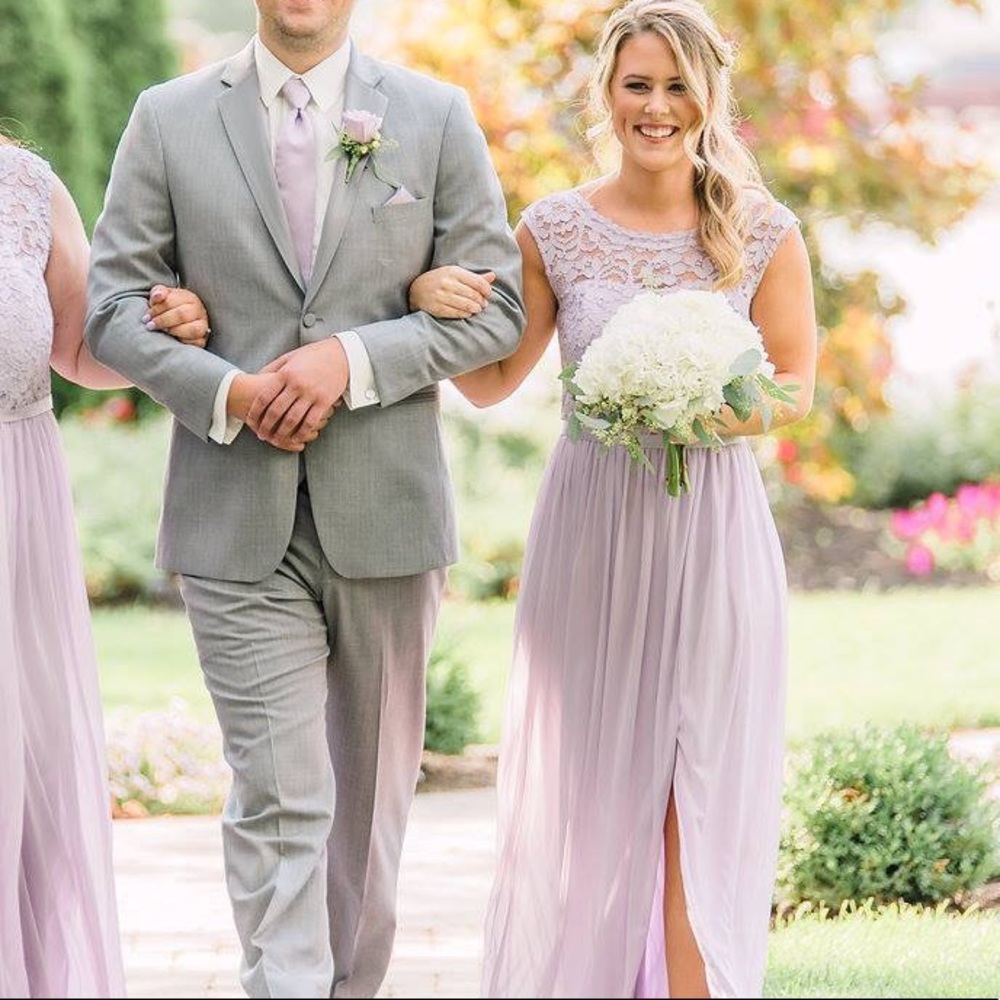 Beautiful Purple Bridesmaid Dress